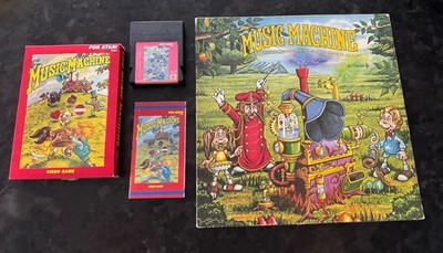 Atari 2600 game Rare The Music Machine sparrow  + Record CIB please READ