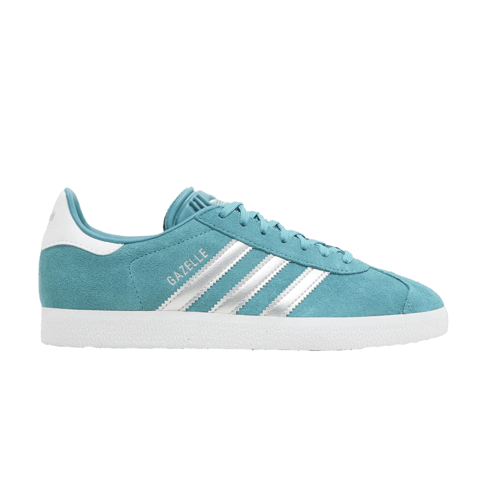 adidas gazelle silver green womens adidas Gazelle Indoor Shoes Pure Teal 8.5