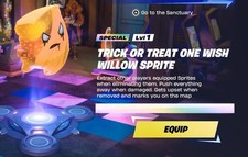 TRICK OR TREAT ONE WISH WILLOW SPRITE - U KEEP IT - BOT LOBBY