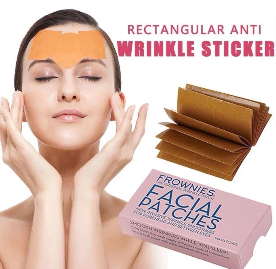 3 Pack Frownies Facial Patches for Forehead & Between Eyes Smooths  3 X  144 Ct - Image 3 of 4