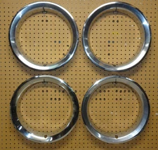 (4) 1970'S-80'S CHEVY PICKUP TRUCK K5 BLAZER RALLY WHEEL 15" TRIM RINGS NICE