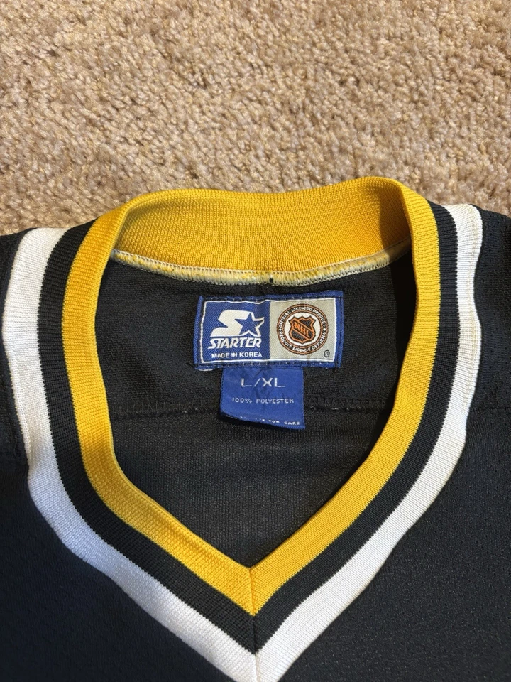 Camiseta deportiva de los Pittsburgh Penguins 1992-1993 Foto 3 de 4