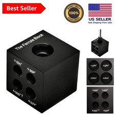 Compact Black Ferrule Installation Tool with Measurement Gauge for Golf Shafts
