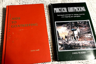 Aids to Goat Keeping (Leach)  HB, Good+ Cond & Practical Goatpacking (Eddy), PB
