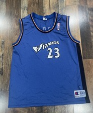 Champion Michael Jordan Washington Wizards 23 Youth XL 18-20 Blue Jersey Y2K