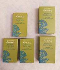 Lot of 5 New Crabtree  Evelyn Naturals Botanical Body Face Avocado Bar Soap