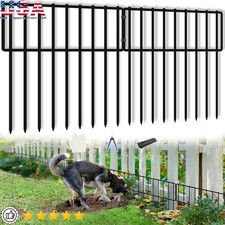 Dog Barrier Fence 32 Panels Animal Barrier No Dig Fence Small Dogs Garden Safety