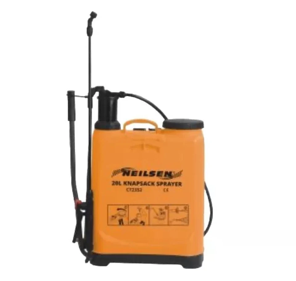 NEILSEN 20 Litre Garden Knapsack Sprayer - Heavy duty trigger control Wide carry straps