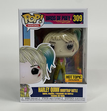 Funko Pop DC #309 Harley Quinn Boobytrap Battle Hot Topic Exclusivo - Caja dañada