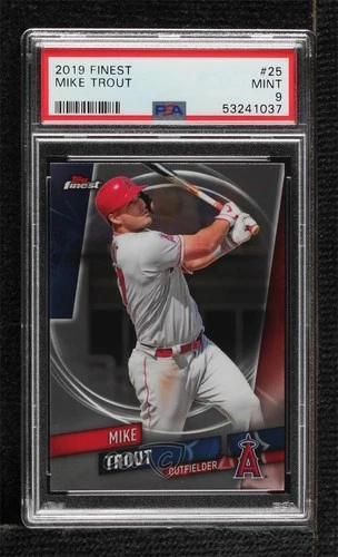 2019 Topps Finest Mike Trout #25 PSA 9 MINT