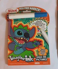 Disney Stitch Magine Ink Coloring Book With Mess Free Marker