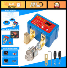 Remote Battery Kill Switch 12V/24V 140A - Anti-Theft Disconnect with LED Display