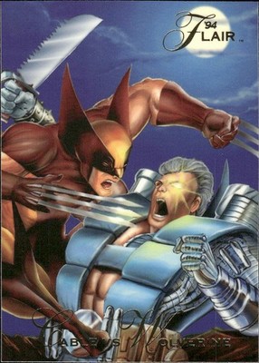 Cable Vs Wolverine 1994 Flair Marvel Comics #74