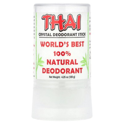 Thai Crystal Deodorant Stick, 4.25 oz (120 g)