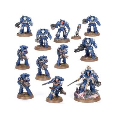 40k Starter Set Space Marine Half - NOS Leviathan Terminator Captain Squad Box