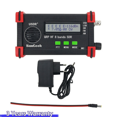 HanGeek USDR+ 5W QRP HF 8-Band SDR Transceiver FT8 USB LSB CW FM AM HF