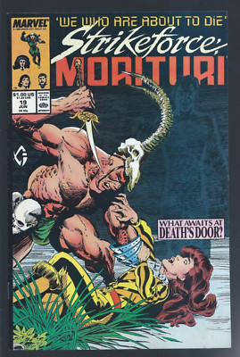 Vintage ''Marvel Comics Strikeforce Morituri Issue #19'' (Volume 1, 1986, Gillis)