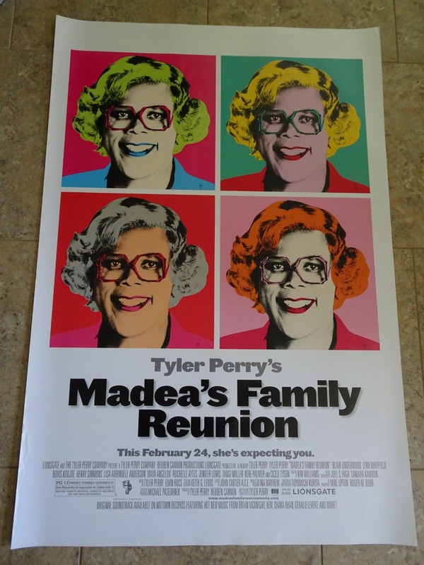 MADEA'S FAMILY REUNION - TYLER PERRY FILM POSTER (FOUR FACES)