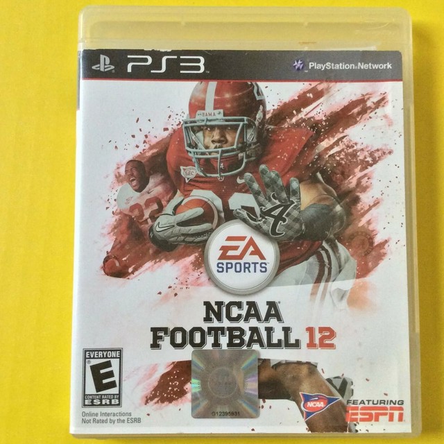 PS3 NCAA Football 12 video game PlayStation 3 (EA Sports) Complete w