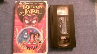 WALT DISNEY THE RETURN OF JAFAR (1994 VHS) 2237. Jason Alexander, Val Bettin