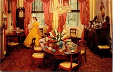 Wheatland Lancster Pennsylvania Dining Room Interior Buchanan President Postcard