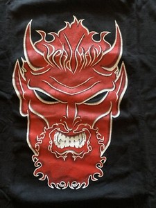 big evil red devil shirt