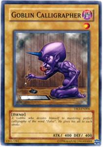 Goblin Calligrapher - DR3-EN004 - Common - Unlimited Edition x3 - Lightly Played