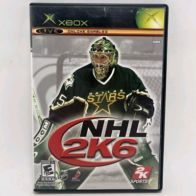 NHL 2K6 Microsoft Xbox Game Tested & Complete