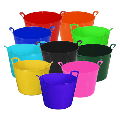 20L Flexi Tubs KLEIN Flexibler Trug Aufbewahrungseimer Haus Garten verschiedene Farben