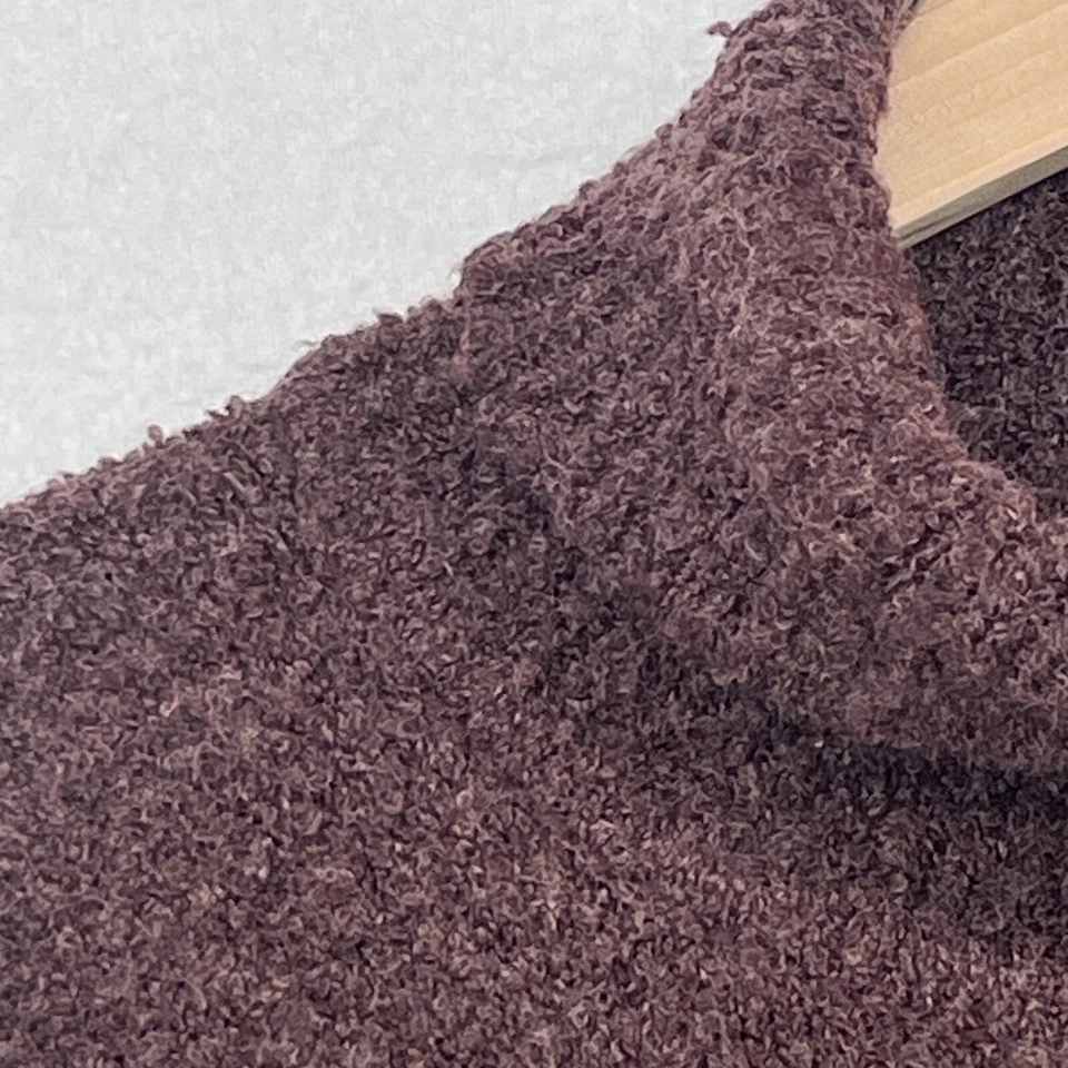 Suéter LIZ SPORT S Boucle Cuello Alto LIZ CLAIBORNE Mezcla de Lana Pullover Marrón Foto 4 de 4