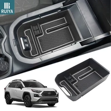 RUIYA Car Center Console Armrest Storage Box Organizer For 2019-2025 Toyota RAV4