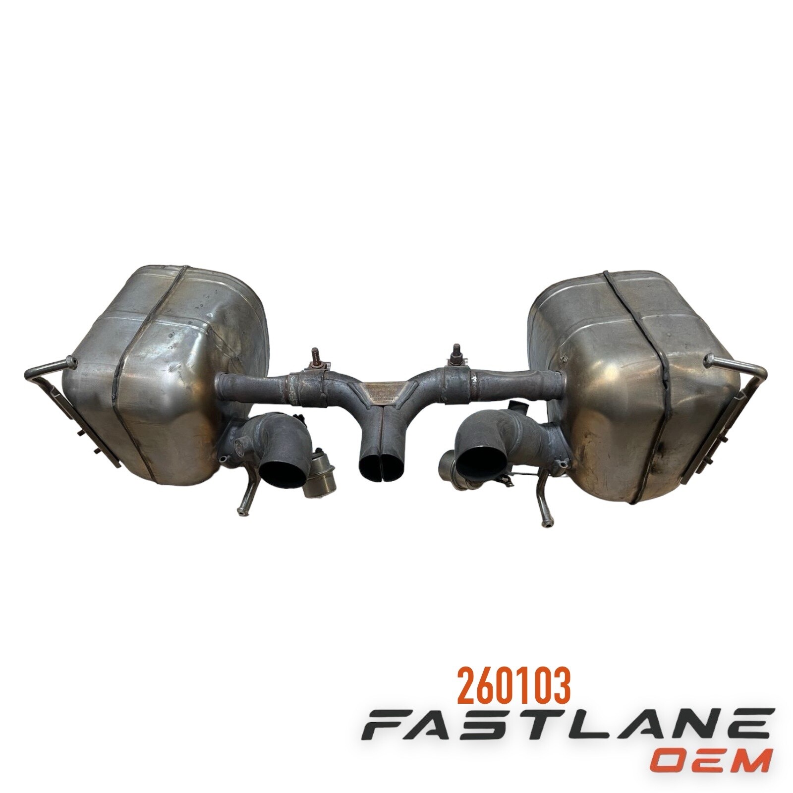 2010-2015 FERRARI 458 ITALIA REAR ENGINE PIPE SECTION ASSEMBLY OEM 260103