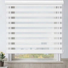 SelectBlinds BRAND NEW x2 Essential Room Darkening Dual Shades 24" W X 50 1/2" H