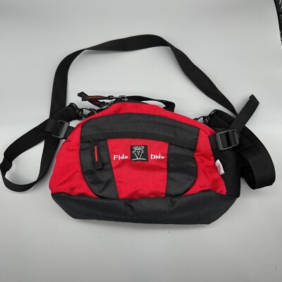 Fido Dido Fanny Bag Pack Hiking Hip Waist Camping Vintage Y2K Outdoors  Daypack