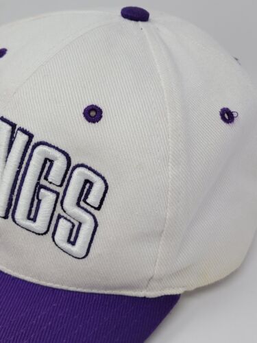 Nike Team Minnesota Vikings NFL Sports Snapback Hat Cap Strap Vintage 90s - Picture 4 of 15