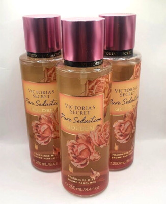 VICTORIA'S SECRET PURE SEDUCTION GOLDEN BODY MIST 8.4 FL OZ (SET