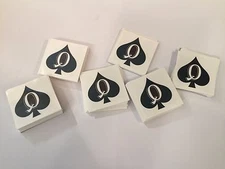 QOS BRAND Queen Of Spades Temporary Tattoos 3D BBC Hotwife Swinger Sissy