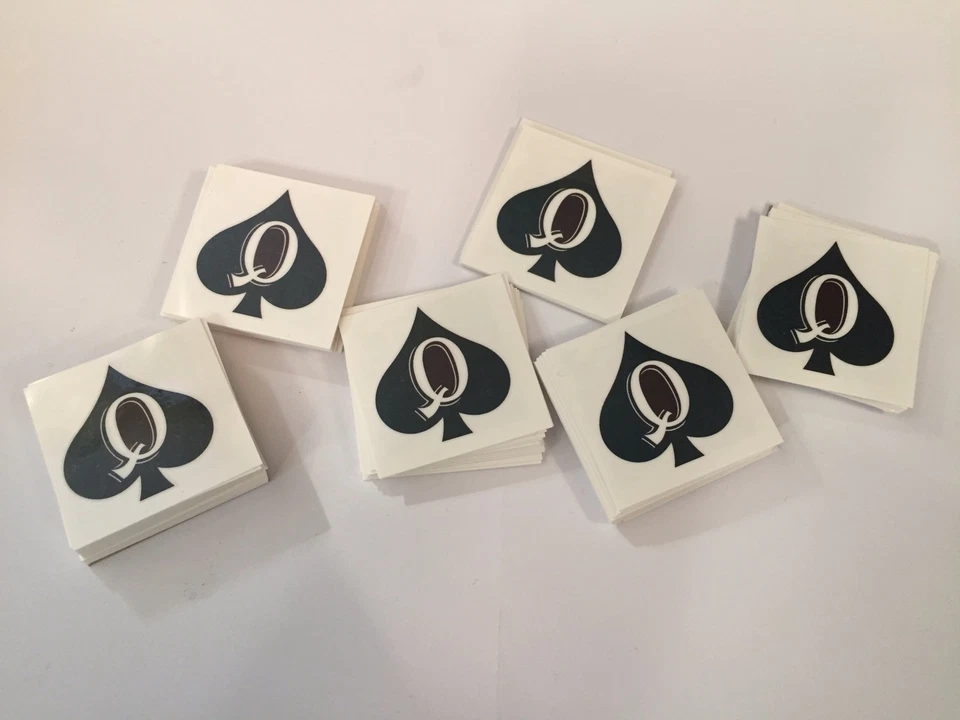 Tatuajes Temporales Reina de Picas 3D BBC Hotwife Swinger Sissy Marca QOS Foto 2 de 4