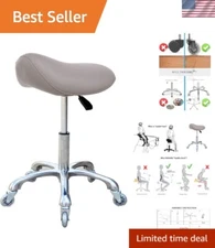 Comfort-Driven Ergonomic Saddle Stool for Tattoo Artists & Medical Professionals