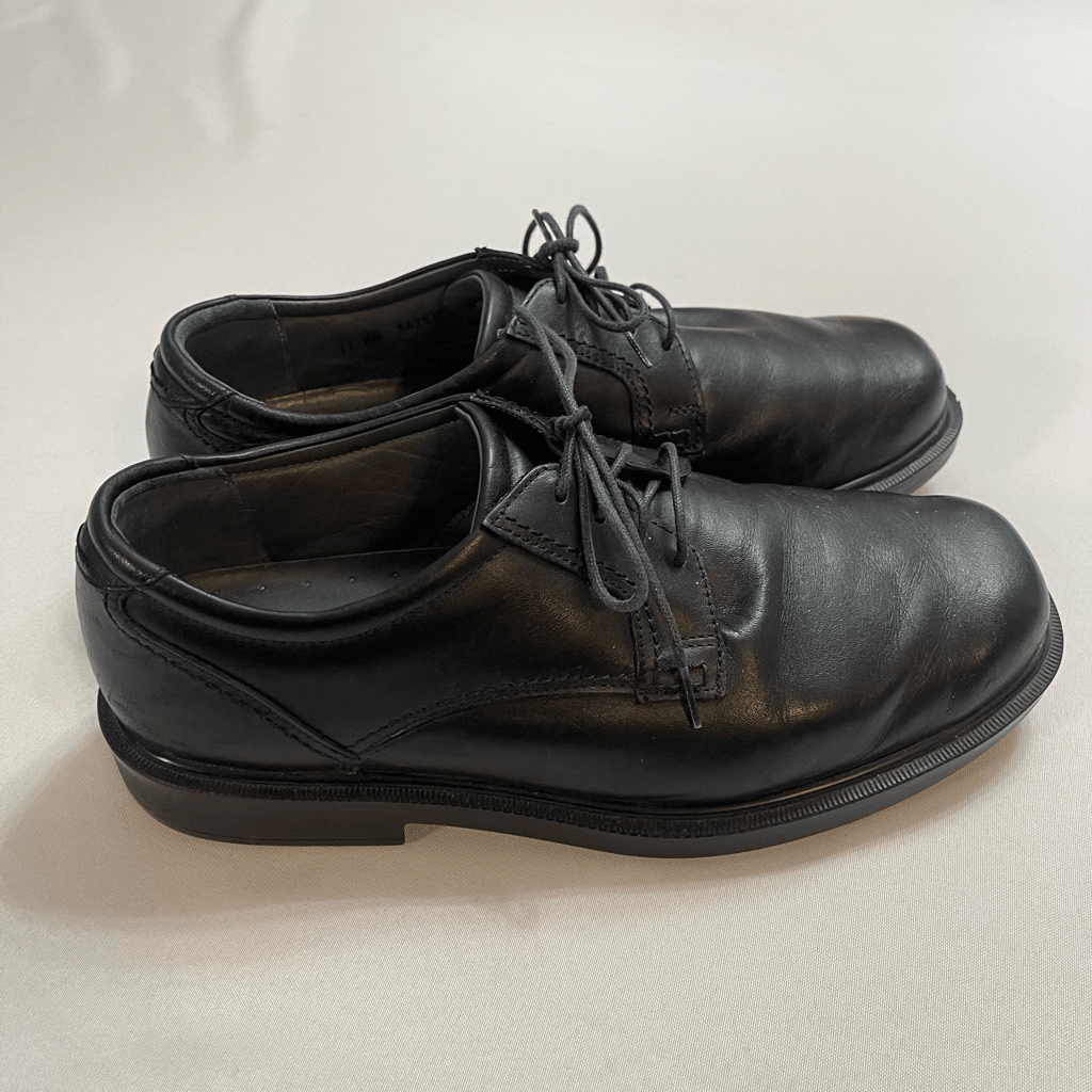 SAS Men's Ambassador Black Leather Oxford Comfort Shoe Size 12 WW