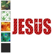 Jesus Cross, Vinyl Decal Sticker, 40 Patterns 3 Sizes, 7192