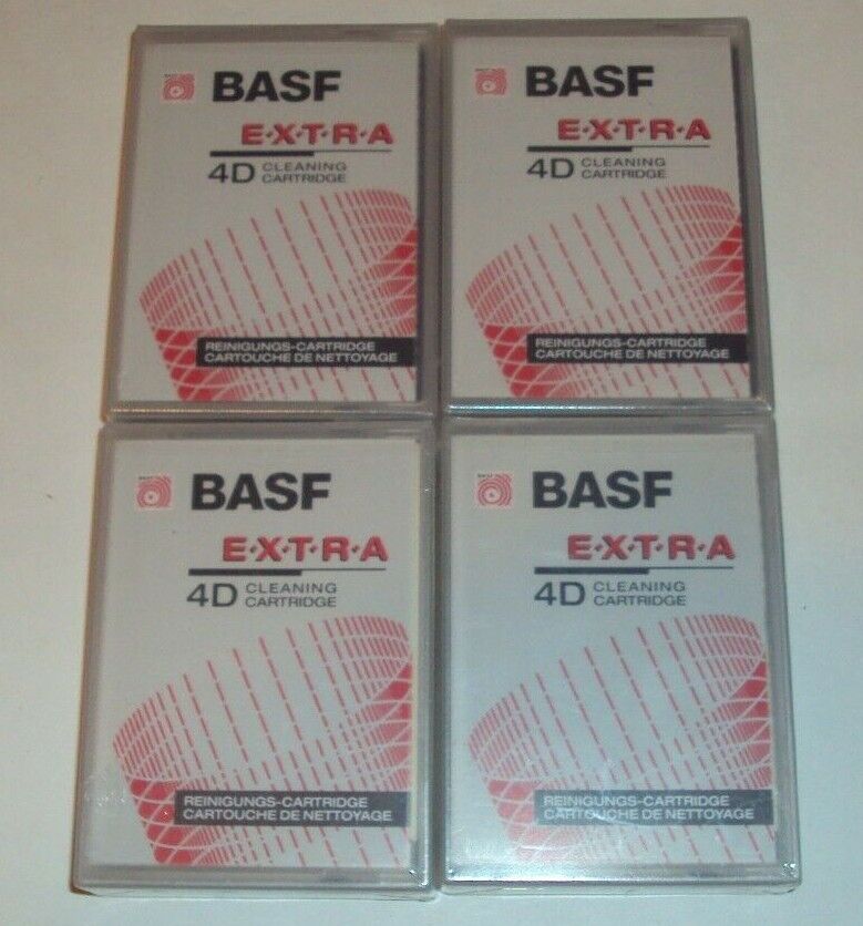 4 BASF EXTRA 4D CLEANING CARTRIDGE BRAND NEW!! FACTORY SEALED !!