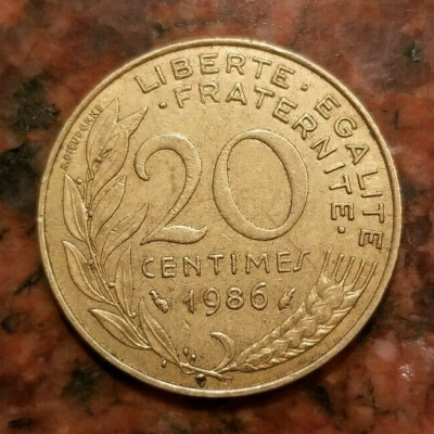1986 FRANCE 20 CENTIMES COIN - #A4449 | eBay