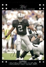 2007 Topps #33 Aaron Brooks Oakland Raiders
