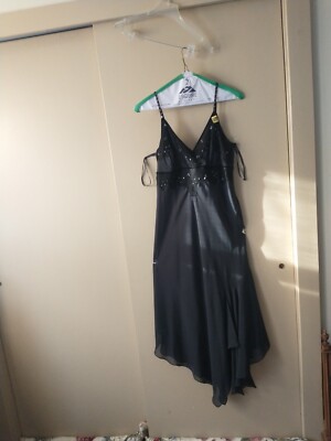 kerchief cut dresses Stacees Fit Flare Ruched Bust Handkerchief Emerald Homecoming Dress Short Mini
