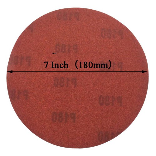 180mm Sanding Discs Hook&Loop 7 Inch Orbital Sandpaper Sander Pads 40#-2000 Grit - Picture 7 of 8
