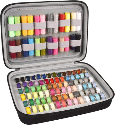 Bobbin Holder Case Thread Organizer, Spool Storage Container Holds up to 84Pcs B
