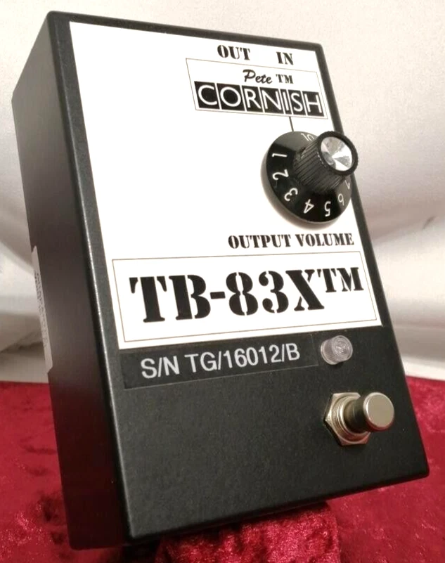 Pete Cornish TB-83X Treble Booster Guitar Effect Pedal | eBay
