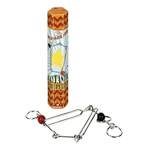 Moses Verlag Fantastic Wire Puzzles 4er Set knobeln Metall Rätsel puzzeln  - Bild 2 von 4