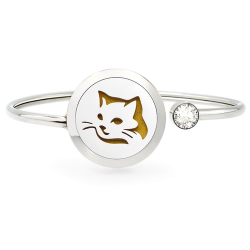 25mm  Rotatable Perfume Bangle Bracelet  Diffuser Essential Aromatherapy Locket - Picture 120 of 209